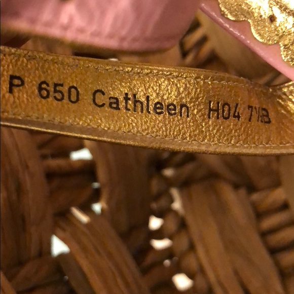 Coach Pink Wedge Sandals - Picture 6 of 6